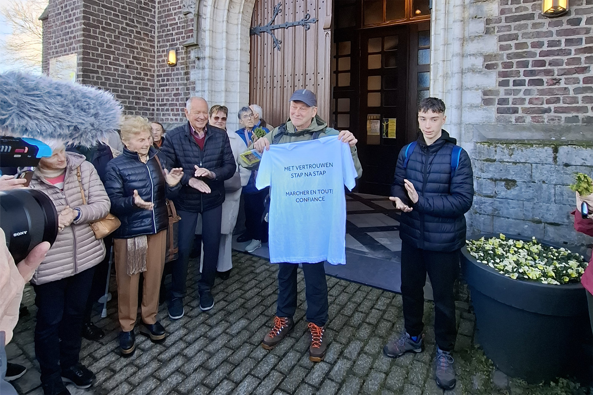 De pelgrimstocht van Marc Roland is gestart. – Lo Actueel